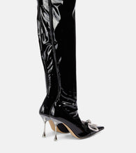 Mach & Mach Double Bow embellished over-the-knee boots