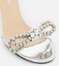 Mach & Mach Double Bow embellished sandals