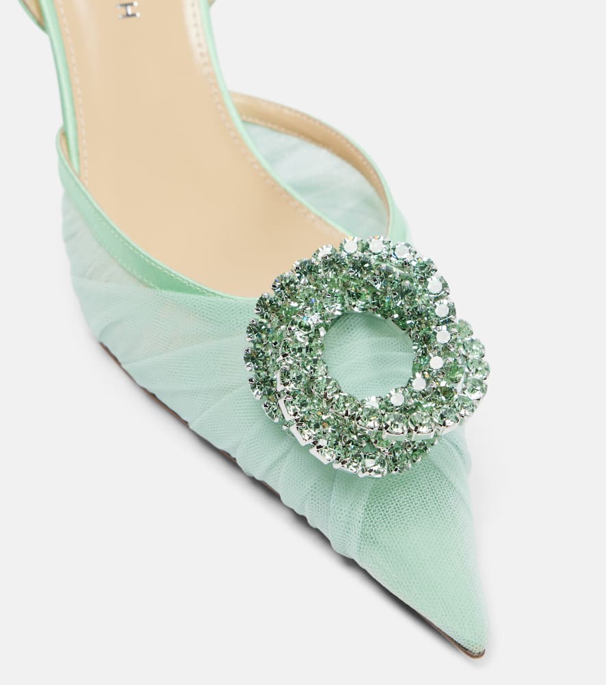 Mach & Mach Galaxy 65 embellished slingback pumps