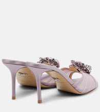 Mach & Mach Galaxy 85 embellished tulle mules