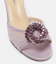 Mach & Mach Galaxy 85 embellished tulle mules
