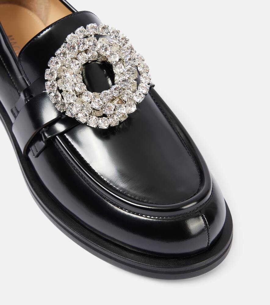 Mach & Mach Galaxy embellished leather loafers