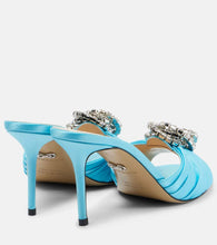 Mach & Mach Galaxy embellished tulle mules