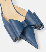 Mach & Mach Le Cadeau 65 denim slingback pumps