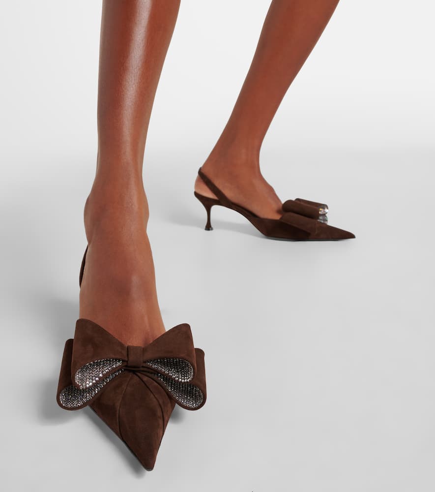 Mach & Mach Le Cadeau 65 suede pumps