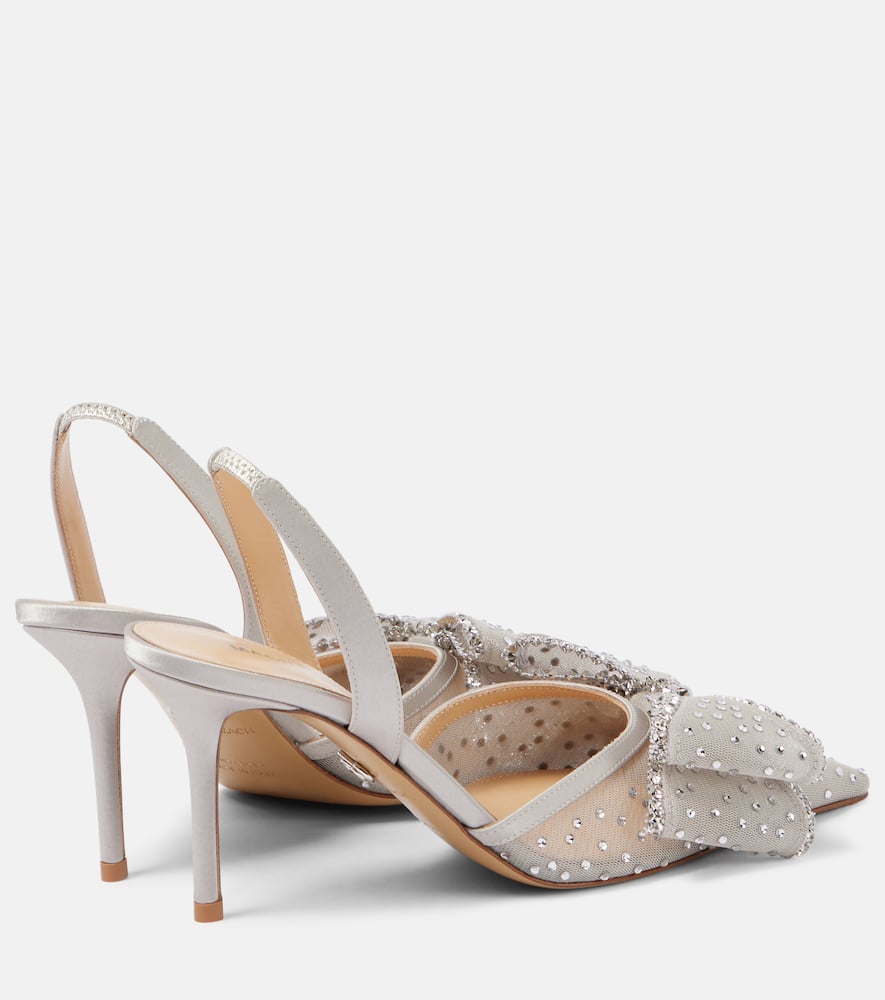 Mach & Mach Le Cadeau 85 embellished slingback pumps