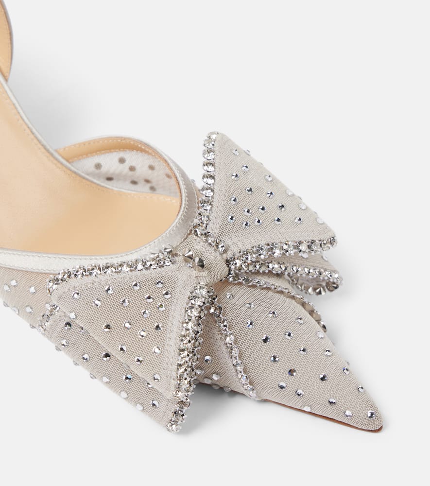 Mach & Mach Le Cadeau 85 embellished slingback pumps