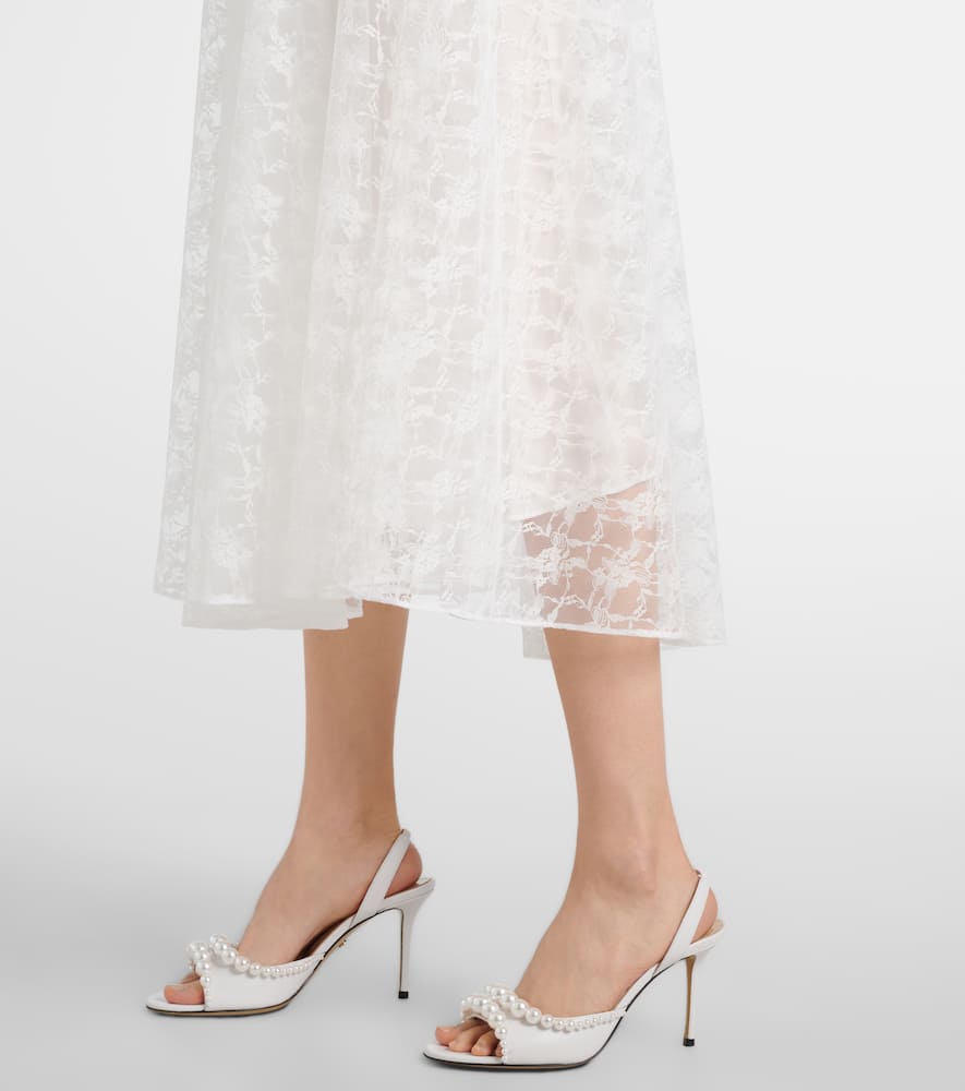 Mach & Mach Sirene embellished leather sandals