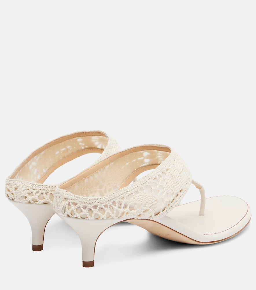 Magda Butrym 45 crochet thong sandals