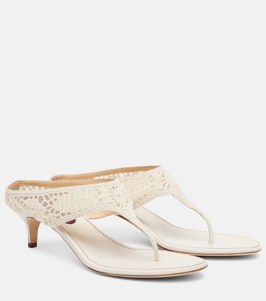 Magda Butrym 45 crochet thong sandals