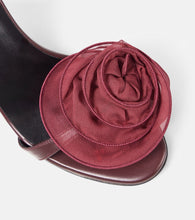 Magda Butrym 90 floral-appliqu√É¬© leather sandals