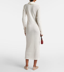 Magda Butrym Alpaca-blend knitted maxi dress