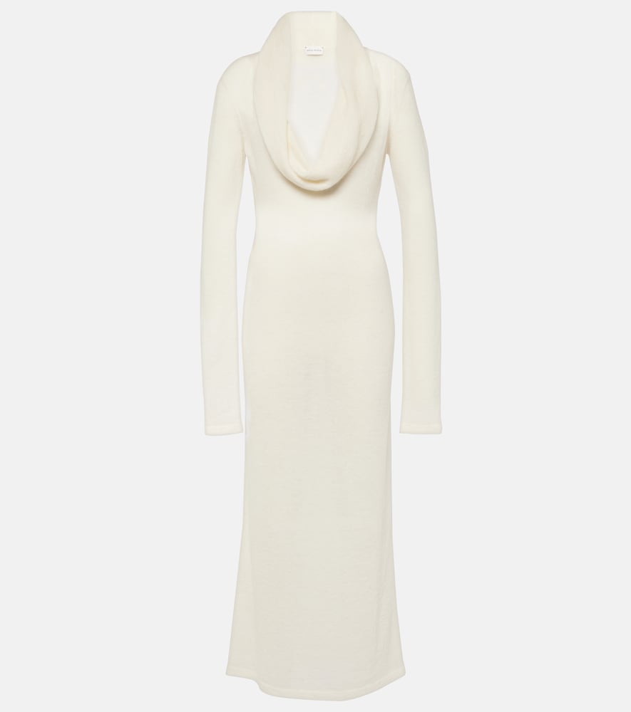 Magda Butrym Alpaca-blend knitted maxi dress. Magda Butrym 羊驼毛混纺针织长裙