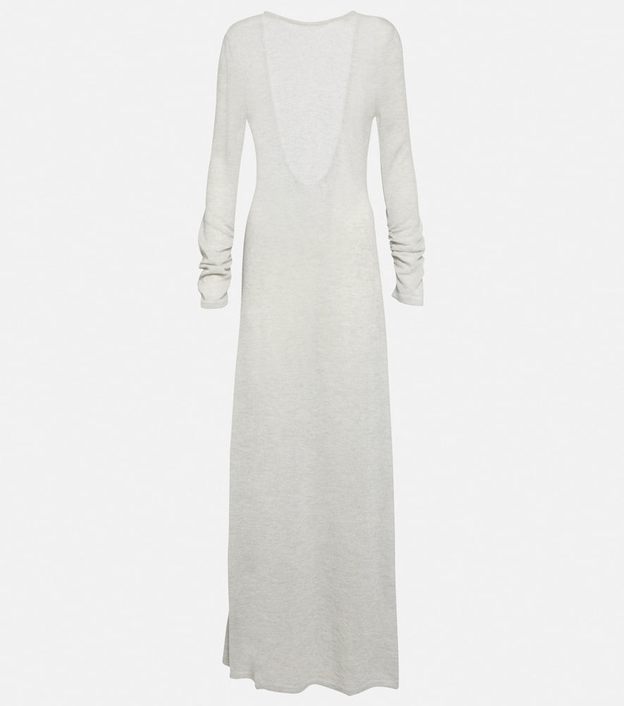 Magda Butrym Alpaca-blend maxi dress. Magda Butrym 羊驼毛混纺长裙