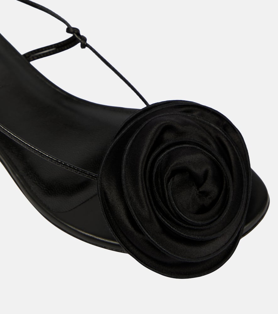 Magda Butrym Appliqu√É¬© leather sandals