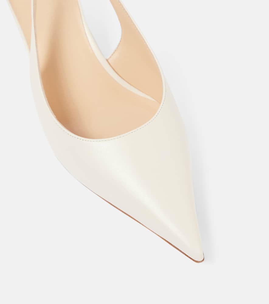 Magda Butrym Bridal leather slingback pumps