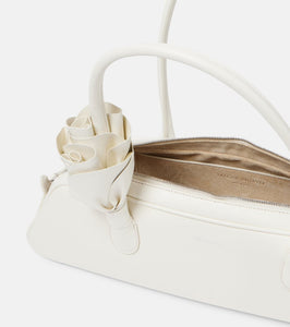 Magda Butrym Brigitte floral-appliqu√É¬© leather shoulder bag