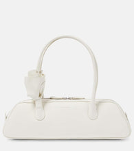 Magda Butrym Brigitte floral-appliqu√É¬© leather shoulder bag. Shop Magda Butrym Shoulder Bags for women now.