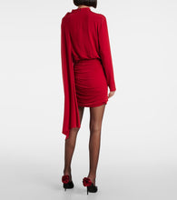 Magda Butrym Caped cupro-blend minidress