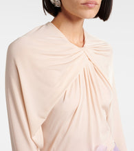 Magda Butrym Colorblock ruched open-back minidress