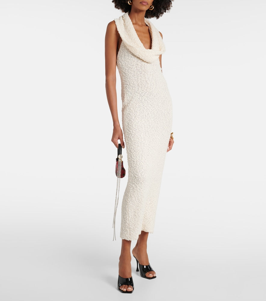 Magda Butrym Cotton-blend boucl√É¬© midi dress