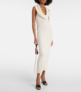 Magda Butrym Cotton-blend boucl√É¬© midi dress