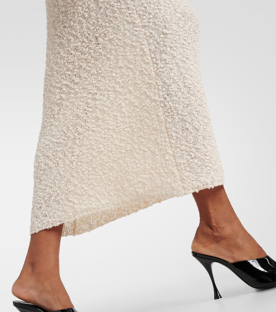 Magda Butrym Cotton-blend boucl√É¬© midi dress