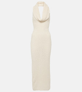 Magda Butrym Cotton-blend boucl√É¬© midi dress