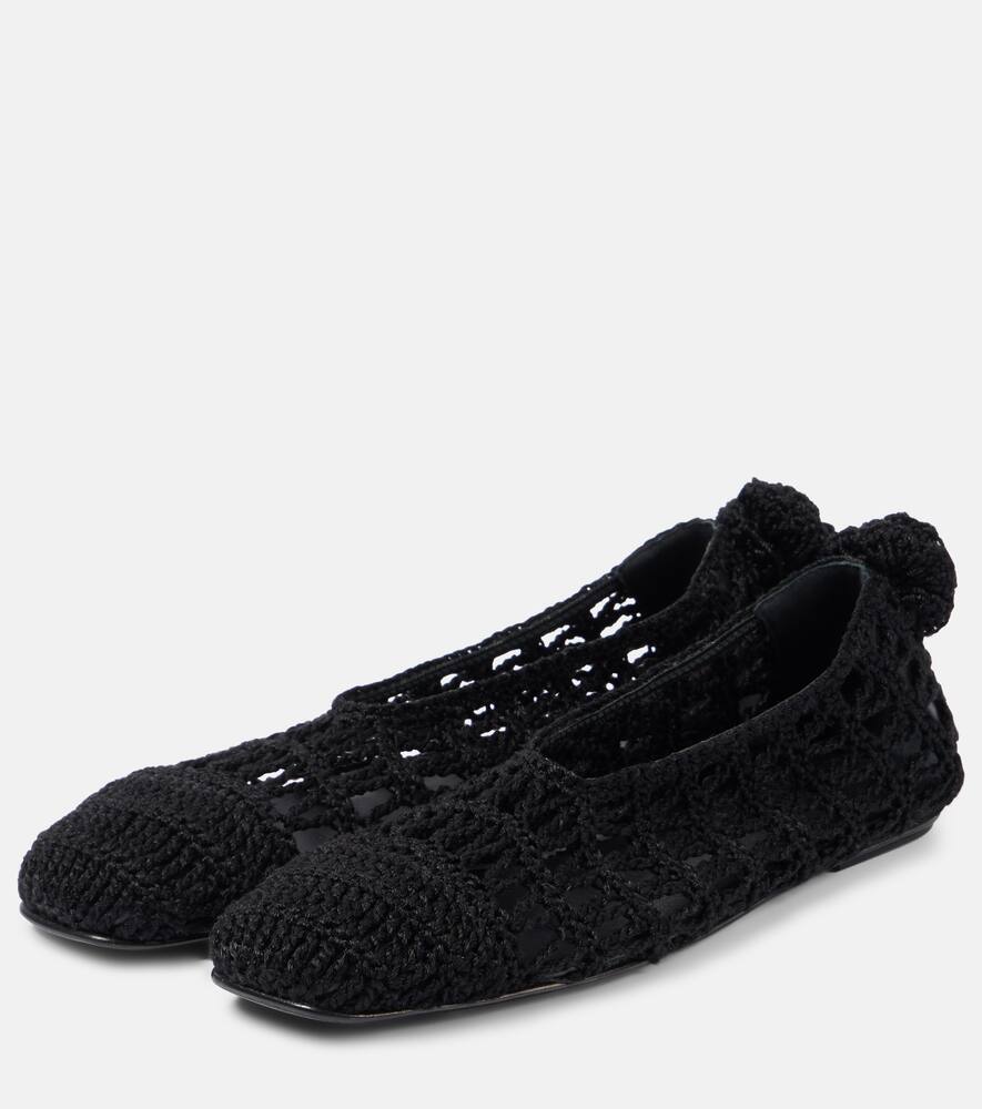 Magda Butrym Crochet ballet flats
