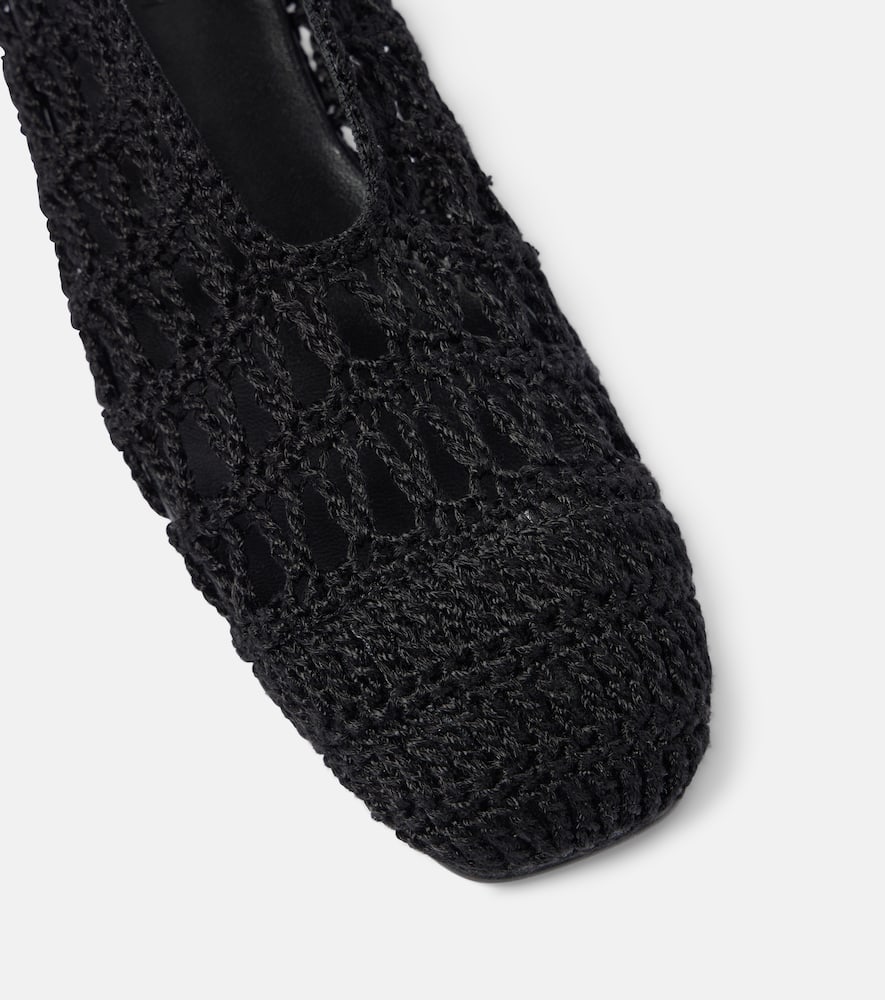 Magda Butrym Crochet ballet flats