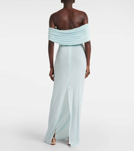 Magda Butrym Crochet-trimmed off-shoulder maxi dress
