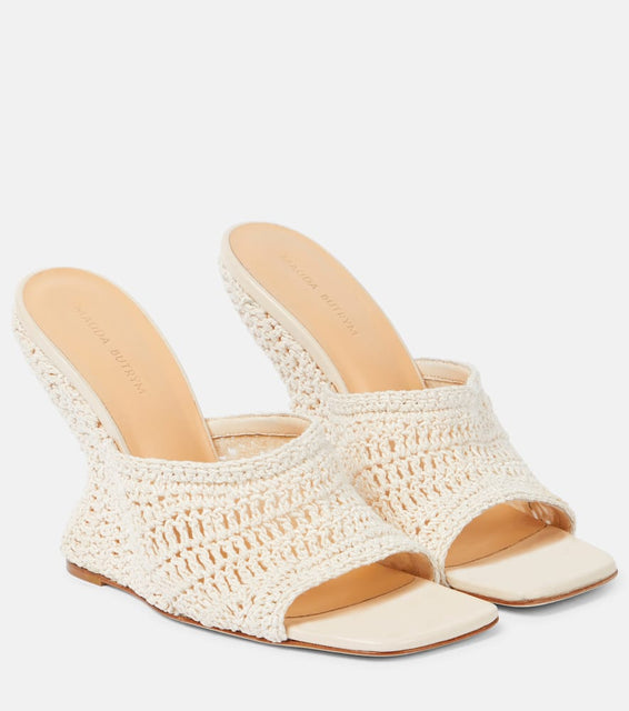 Magda Butrym Crochet wedge sandals
