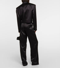 Magda Butrym Cropped silk and wool blazer