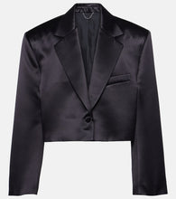 Magda Butrym Cropped silk and wool blazer