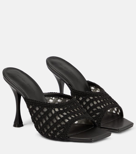 Magda Butrym Crystal-embellished mules