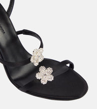 Magda Butrym Crystal-embellished satin sandals