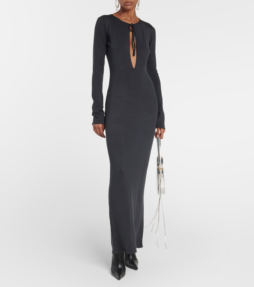 Magda Butrym Cutout silk maxi dress