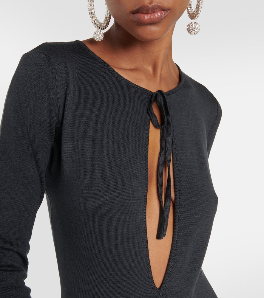 Magda Butrym Cutout silk maxi dress
