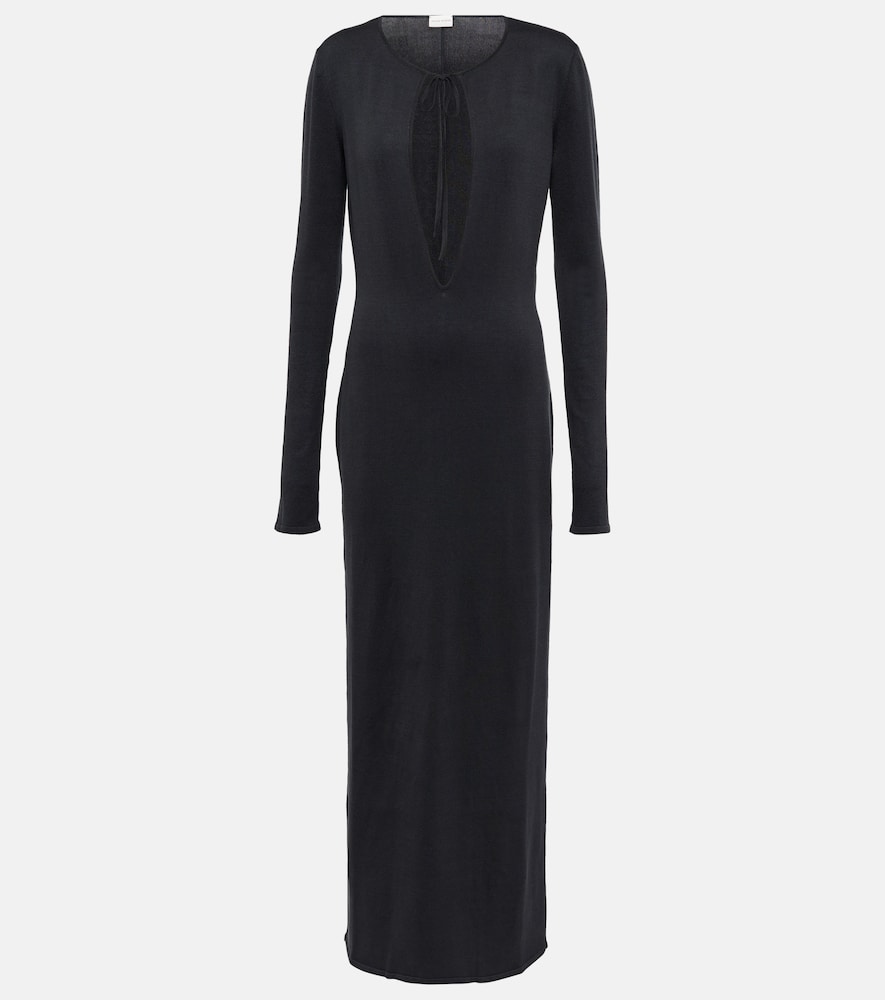 Magda Butrym Cutout silk maxi dress. Magda Butrym 镂空真丝长裙