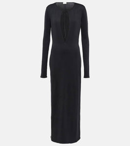 Magda Butrym Cutout silk maxi dress
