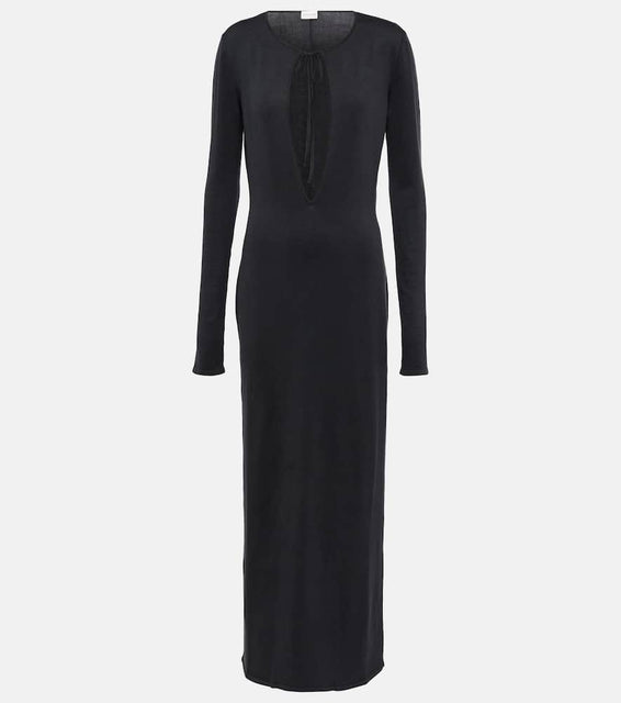 Magda Butrym Cutout silk maxi dress