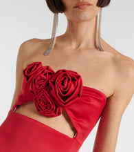 Magda Butrym Cutout wool-blend bustier dress
