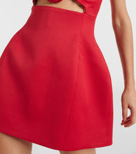 Magda Butrym Cutout wool-blend bustier dress