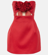 Magda Butrym Cutout wool-blend bustier dress. Magda Butrym 镂空羊毛混纺胸衣连衣裙