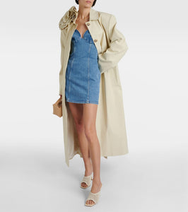 Magda Butrym Denim corset dress