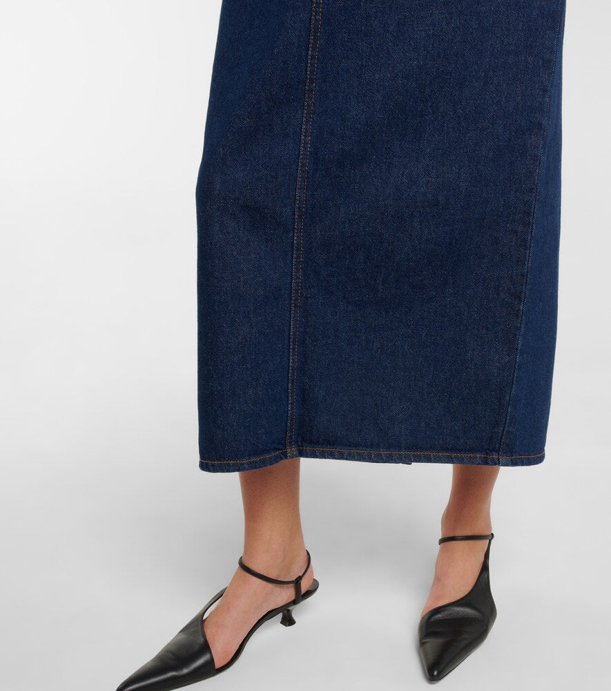 Magda Butrym Denim midi skirt