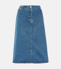 Magda Butrym Denim midi skirt - Magda Butrym 牛仔中长裙