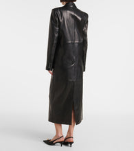Magda Butrym Double-breasted leather coat