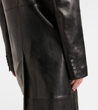 Magda Butrym Double-breasted leather coat