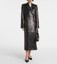 Magda Butrym Double-breasted leather coat